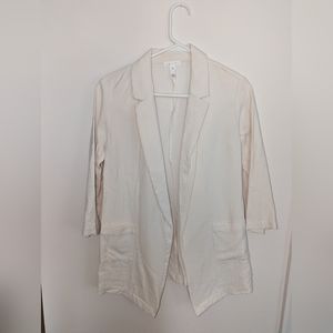 White Soft Blazer
